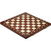 Carved wooden chess set with folding board and chess carrying case - perfect gift